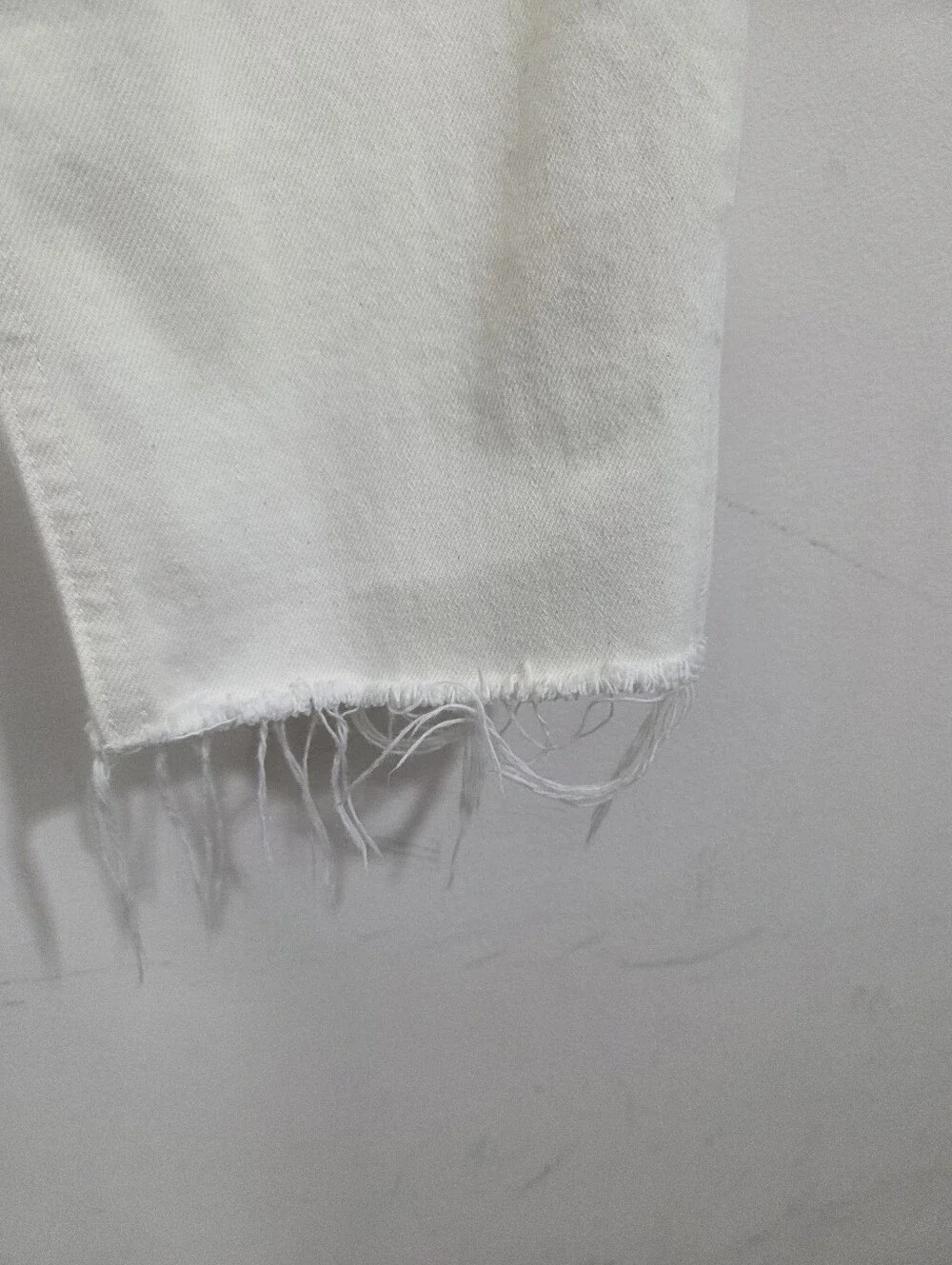 Re/Done 90s High Rise Ankle Crop Jeans Vintage White Denim Size 30 Boho Casual - Picture 2 of 10